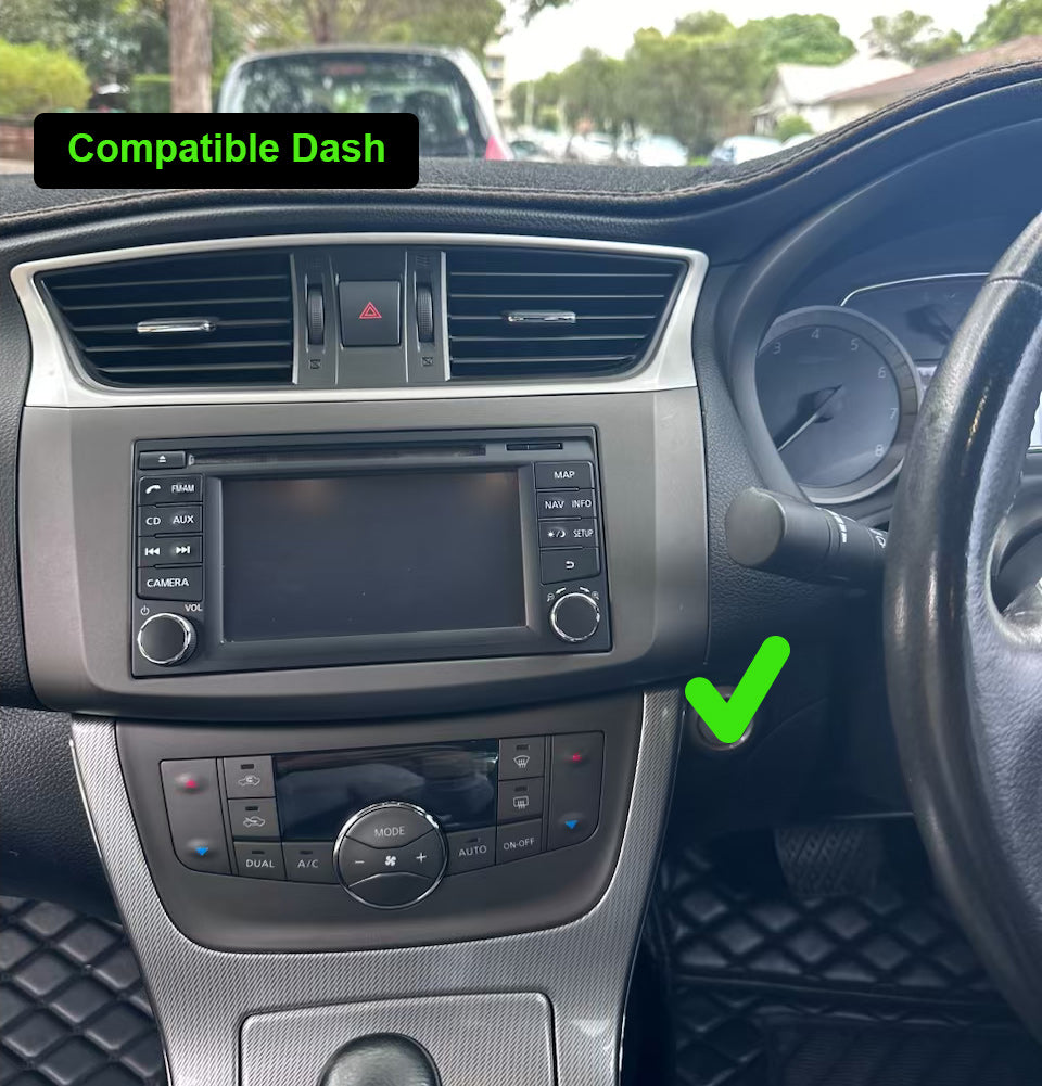 Nissan Pulsar 2012-2016 GPS Bluetooth Wireless Apple CarPlay Android Auto Stereo 10.1" double Knob control