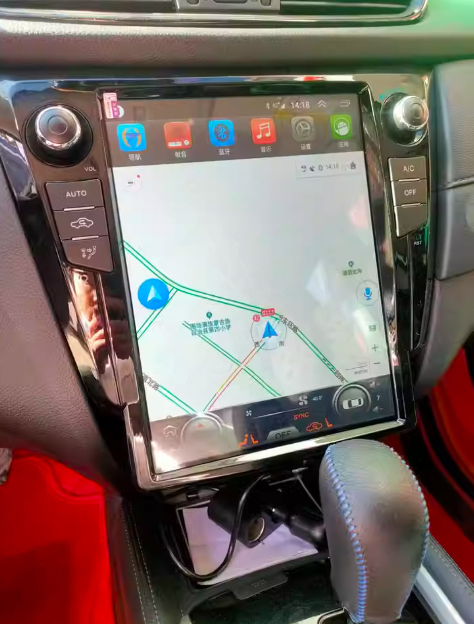Nissan Xtrail 2014-2020 12.1" Tesla Style GPS Wireless Apple CarPlay Android Auto stereo DSP Support 360