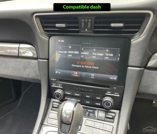 Porsche 911 12-18 11" Touchscreen upgrade Stereo Wireless CarPlay Android Auto