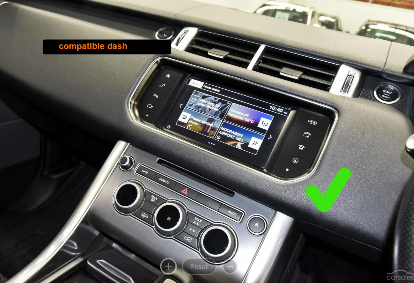 Ranger Rover Sport L494 13-19 radio Add Wireless CarPlay Android Auto Interface Retrofit