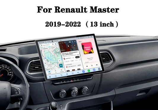 Renault Master 2019-2025 Apple CarPlay / Android Auto 13.3" Stereo Upgrade