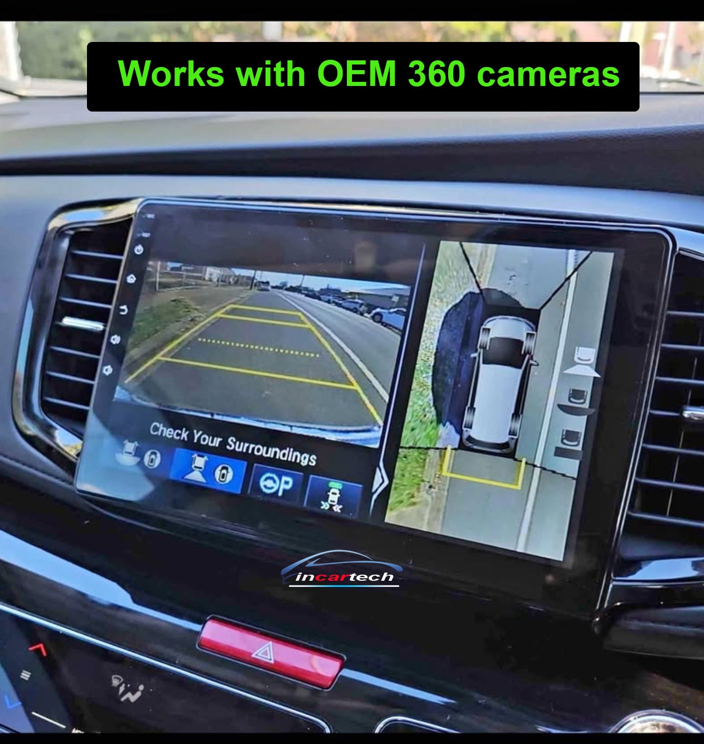 Toyota Odyssey 2015-2020 10.1" GPS Infotainment Wireless Carplay Android auto Stereo support 360