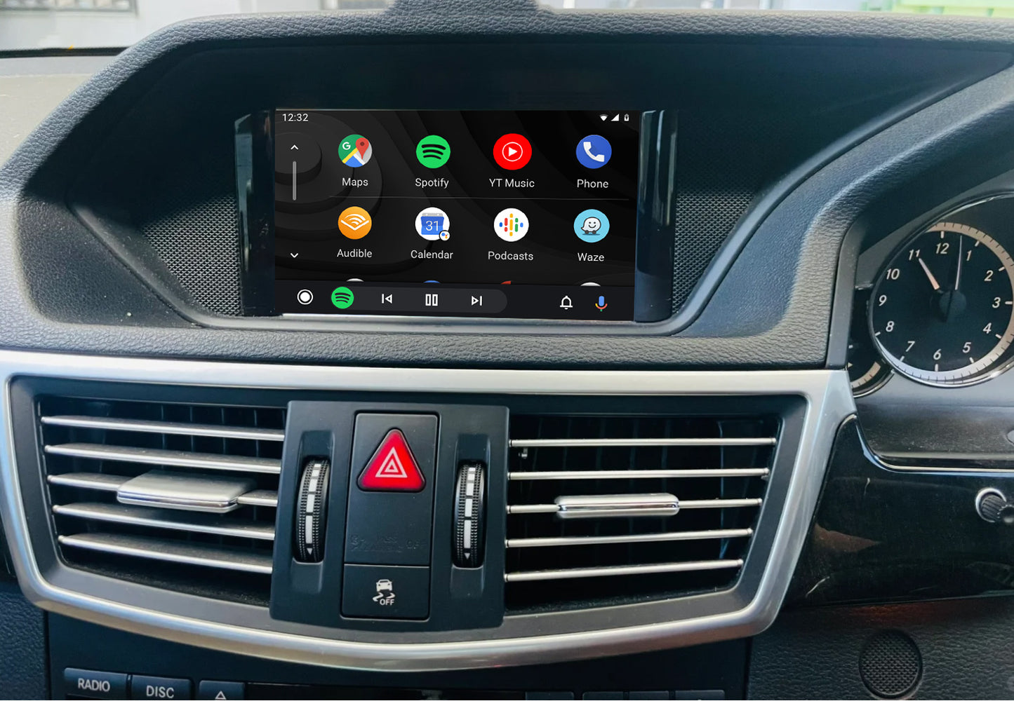 Mercedes Benz E Class 08-16 (W212 A207 C207) Add Wireless Carplay & Android Auto MMI Retrofit integration interface