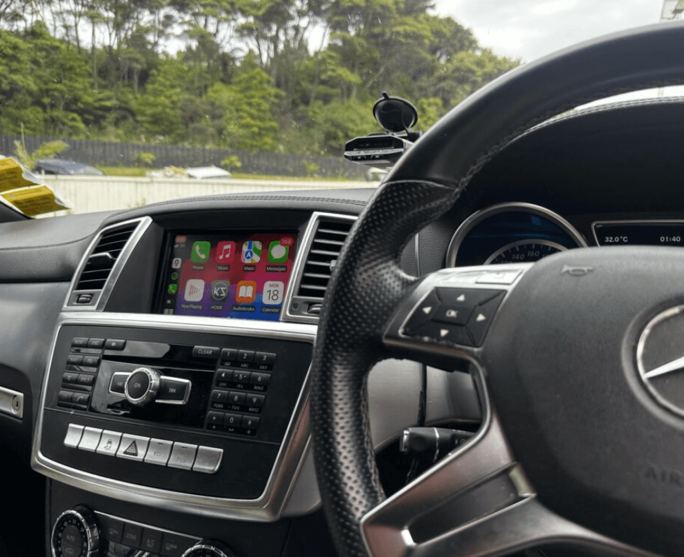 Mercedes Benz ML-Class 2012-2018 W166 Add Wireless Carplay & Android Auto MMI Retrofit interface Moduel