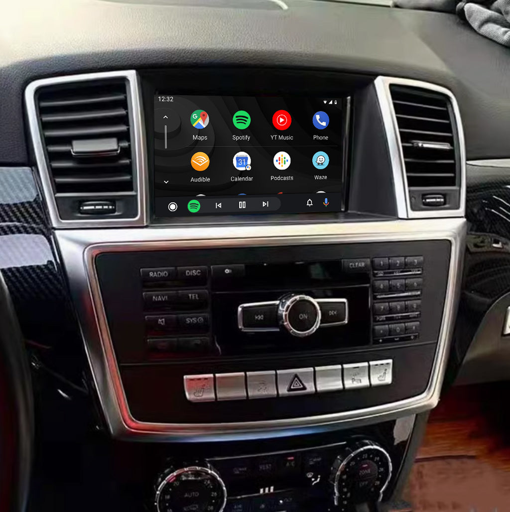 Mercedes Benz ML-Class 2012-2018 W166 Add Wireless Carplay & Android Auto MMI Retrofit interface Moduel