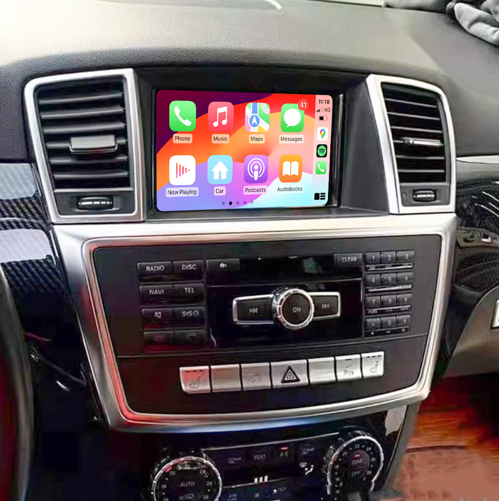Mercedes Benz ML-Class 2012-2018 W166 Add Wireless Carplay & Android Auto MMI Retrofit interface Moduel