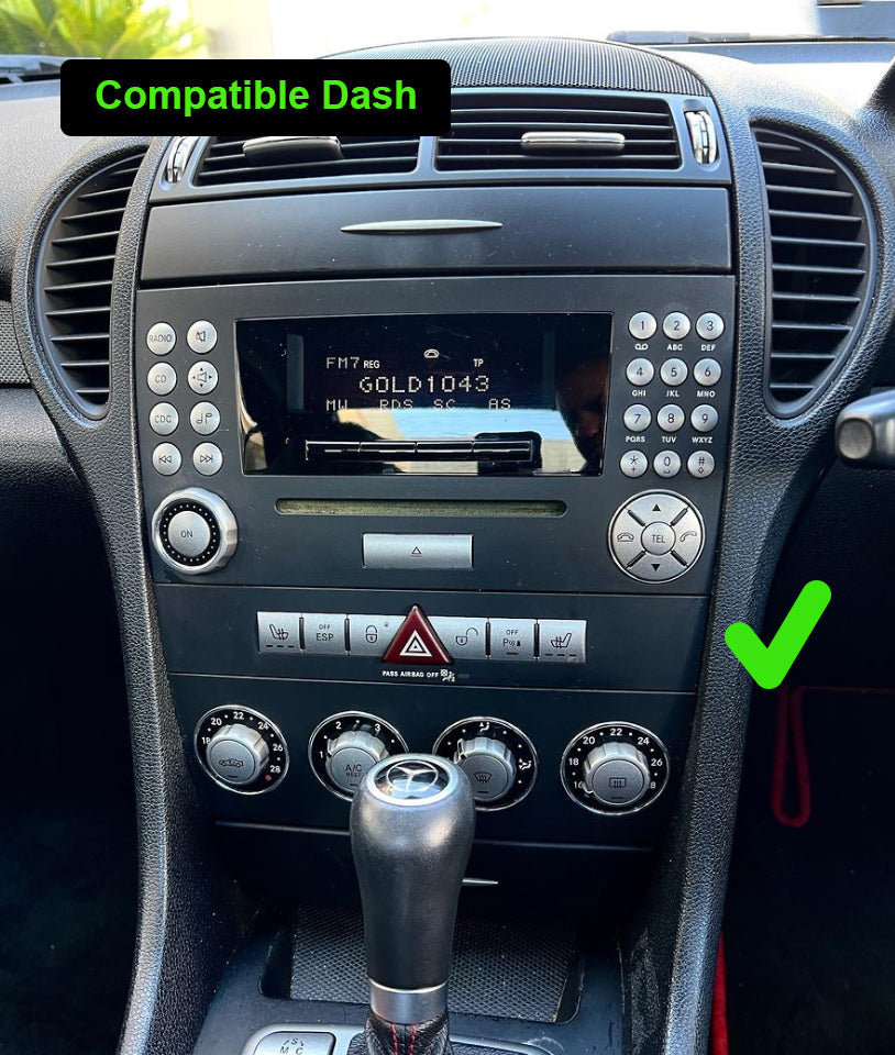 Mercedes Benz SLK Class 04-11 R171 Touchscreen GPS wireless CarPlay Android Auto HeadUnit