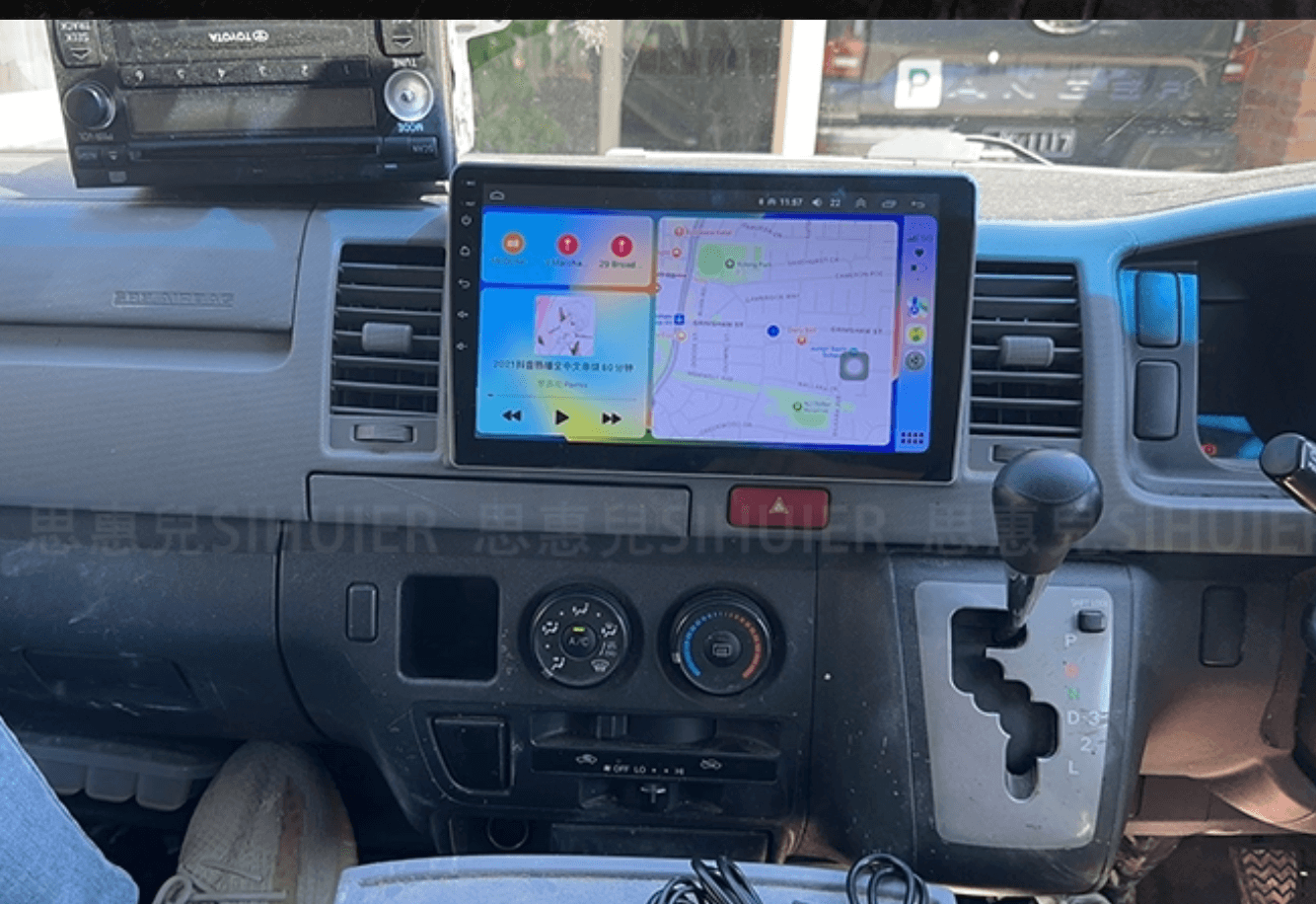 Toyota Hiace 2005-2019 GPS Bluetooth Wireless Apple Carplay Android Auto Stereo Radio