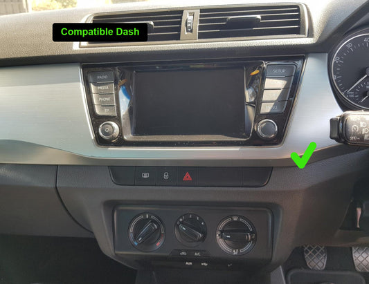 Skoda Fabia 15-22 13.3" GPS Infotainment Wireless CarPlay Android Auto Stereo