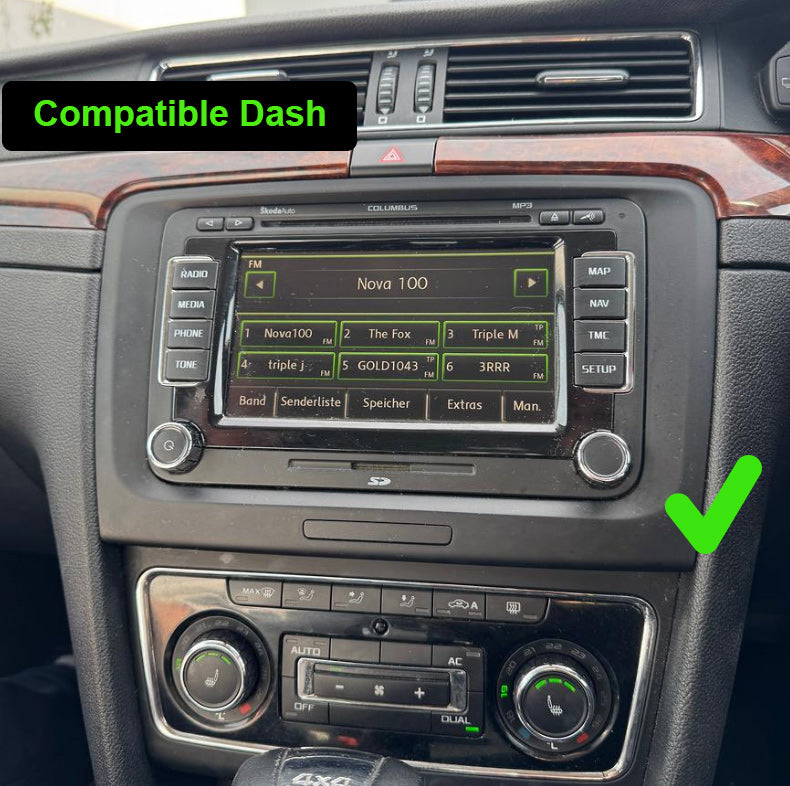 Skoda Superb 09-15 9" GPS Infotainment Wireless CarPlay Android Auto Stereo