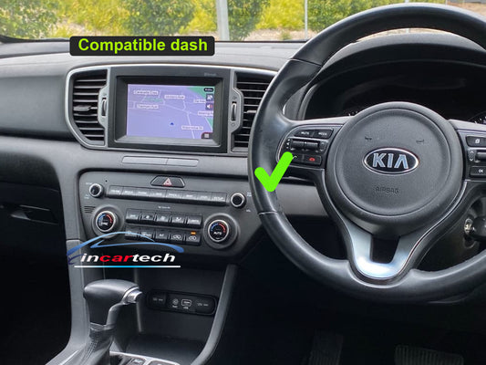 Kia Sportage 2015-2018 stereo facia 9 inch android Double din 2 din fascia frame surround