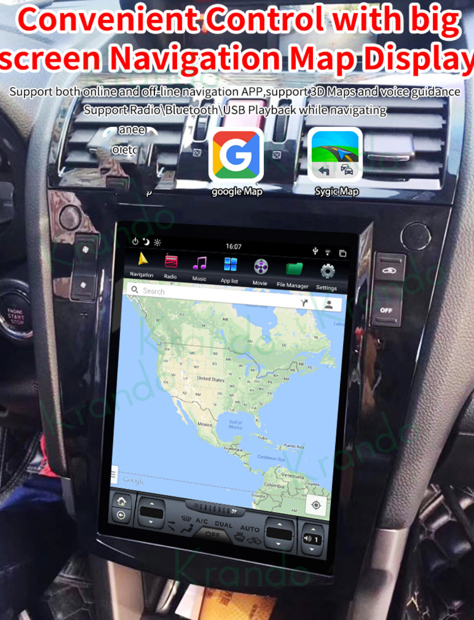 Subaru Forester 2013-2018 12.1“ Screen GPS Bluetooth Wireless Apple CarPlay Android Auto Stereo