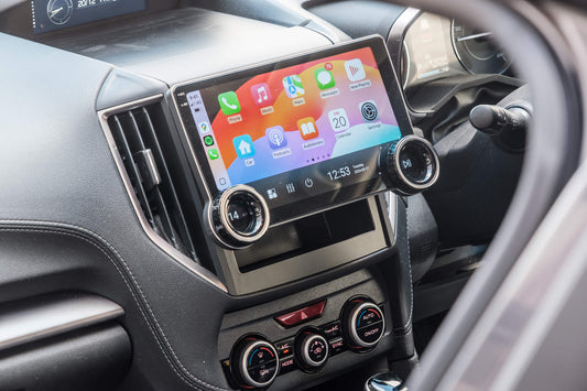 Subaru Forester 2017-2024 GPS Bluetooth Wireless Apple CarPlay Android Auto Stereo double Knob Control