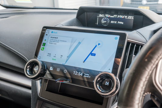 Subaru Forester 2017-2024 GPS Bluetooth Wireless Apple CarPlay Android Auto Stereo double Knob Control