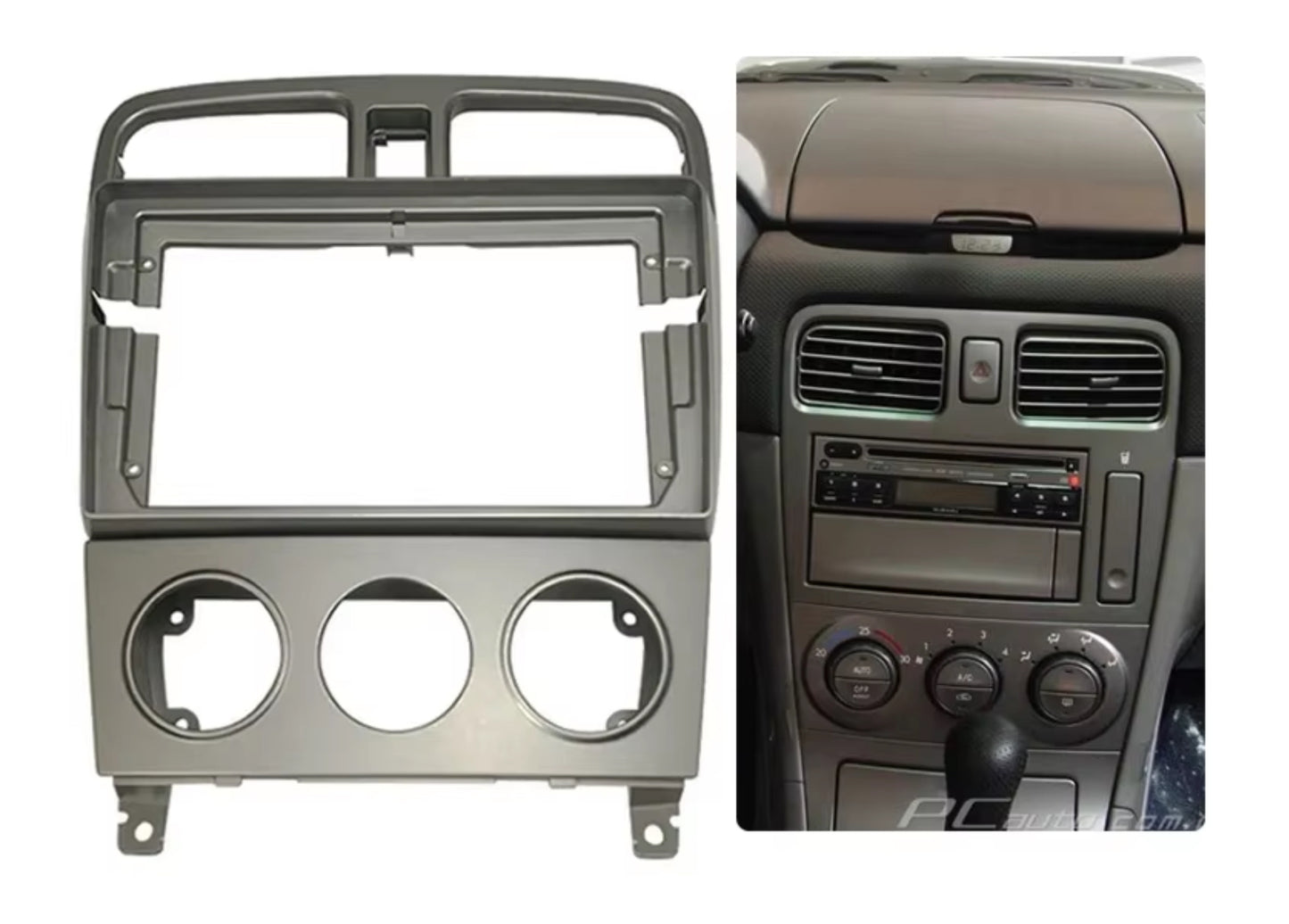 Subaru Forester XT 2002-2007 stereo facia 9 inch android Double din 2 din fascia frame surround