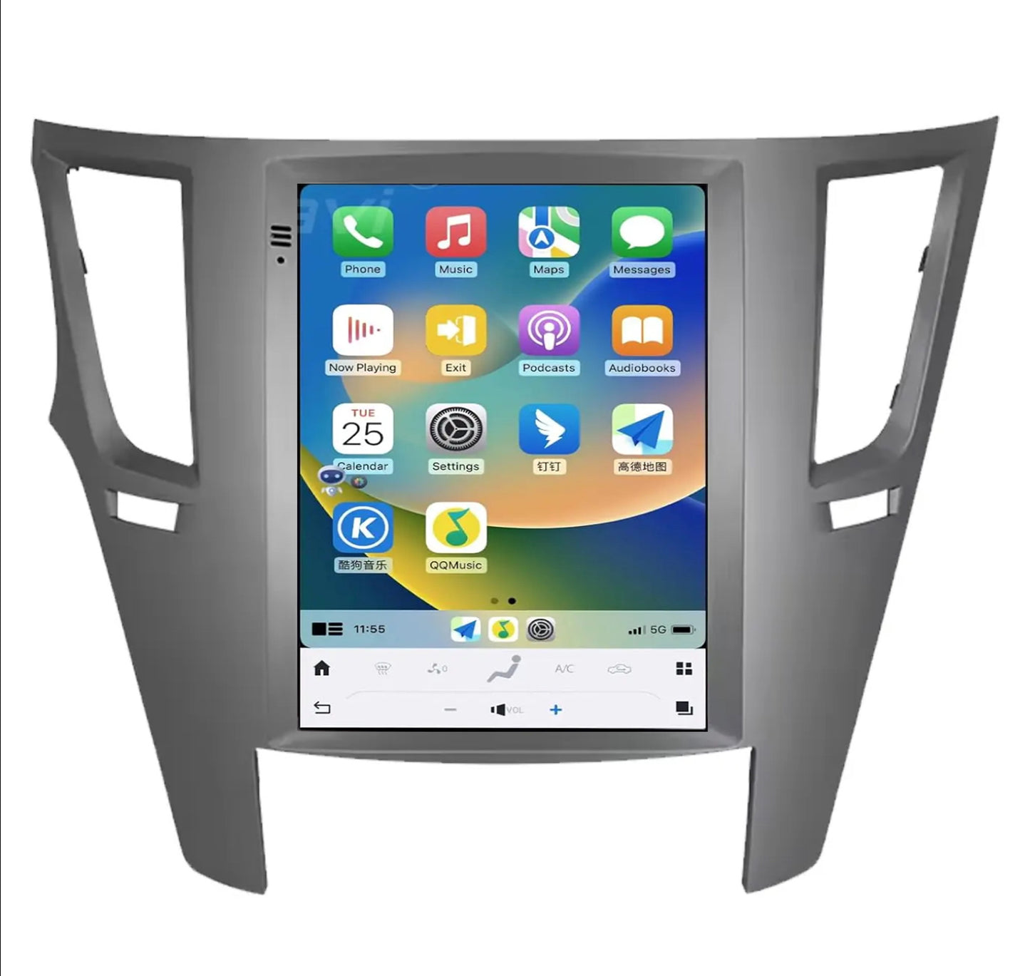 Subaru Liberty 2009-2014 11.6“ GPS Bluetooth Wireless Apple CarPlay Android Auto Stereo