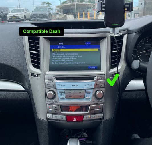 Subaru Outback 2009-2014 GPS Bluetooth Wireless Apple CarPlay Android Auto Stereo