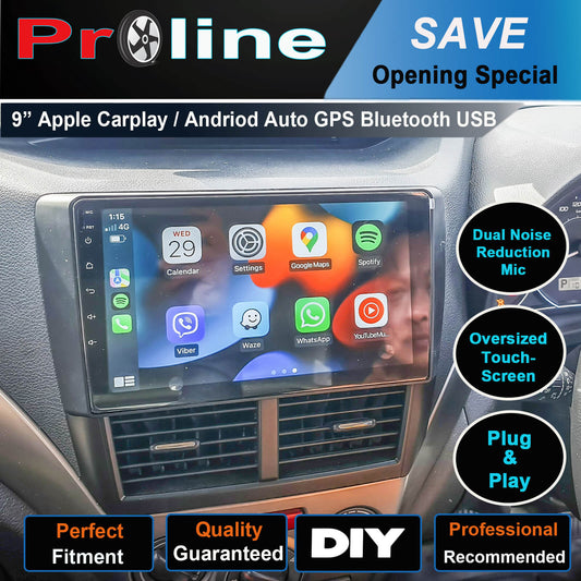 Subaru WRX 2007-2014 Wireless Apple Carplay Android Auto Radio upgrade stereo