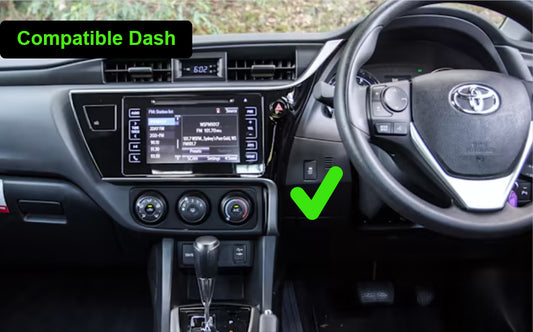 Fit Toyota Corolla 2017-2019 stereo facia suit both 10 inch android and 7 inch Double din 2 din fascia frame