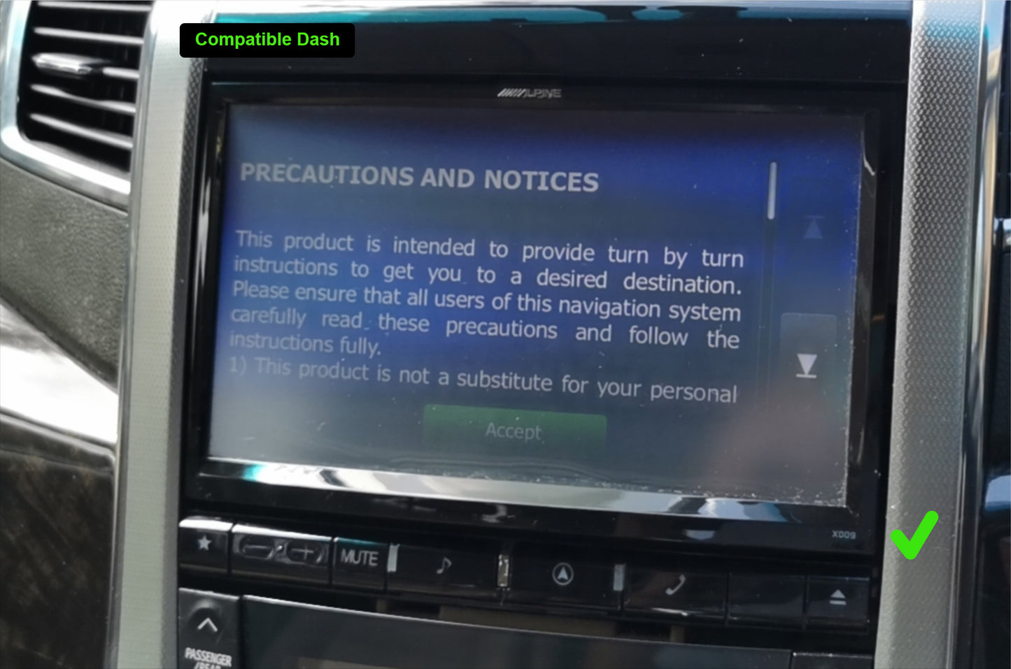 Toyota Alphard 2008-2014 20 Series GPS Wireless Apple CarPlay Android Auto Stereo Radio