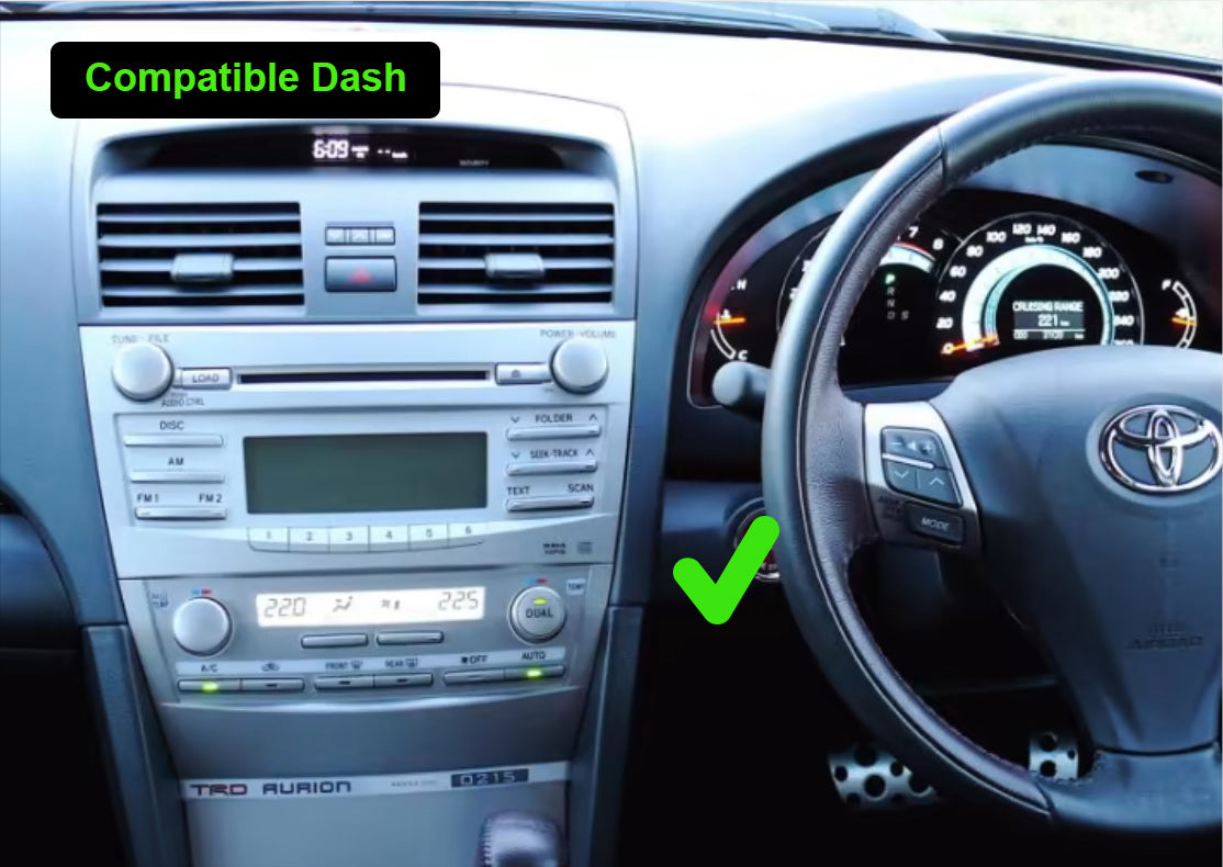 Toyota Aurion 2006-2011 9" GPS Wireless Apple CarPlay Android Auto Stereo Radio Accessories