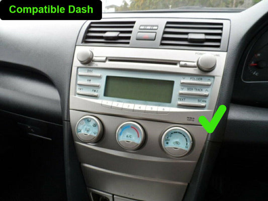 Toyota Camry 2006-2011 stereo facia suit both 9 inch android and 7 inch Double din 2 din fascia frame