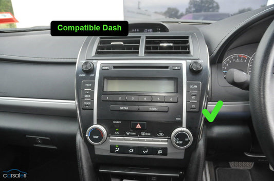 Toyota Camry 2011-2017 stereo facia suit both 10 inch android and 7 inch Double din 2 din fascia frame