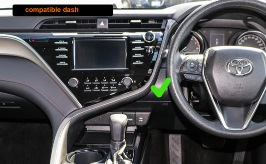 Toyota Camry 2017-2021 stereo facia suit both 10 inch android and 7 inch Double din 2 din fascia frame