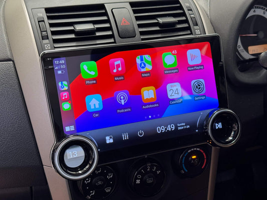 Toyota Corolla Sedan 2008-2012 GPS Bluetooth USB Apple CarPlay Android Auto double knob control