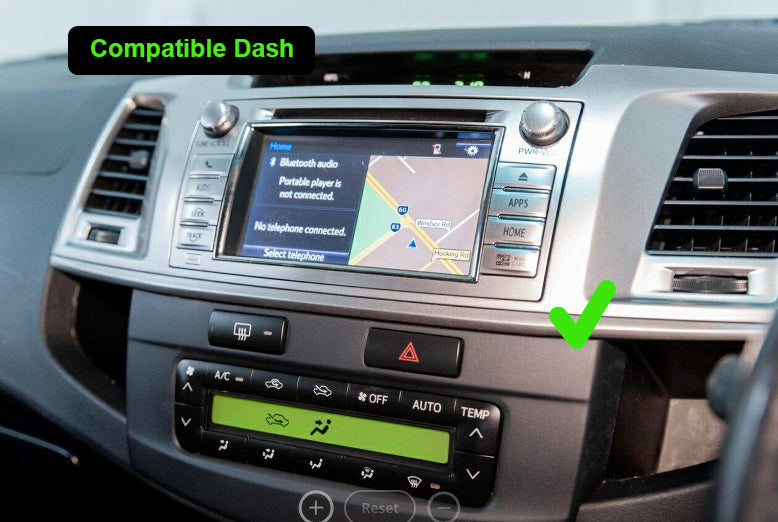 Toyota Hilux 2004-2015 stereo facia suit both 10 inch android and 7 inch Double din 2 din fascia frame