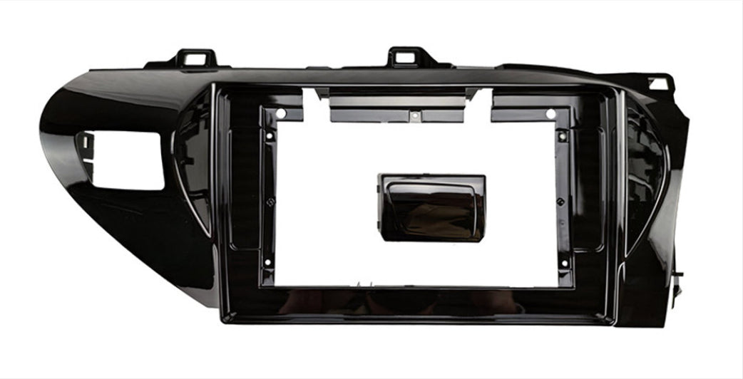 Kit Cadre Autoradio 9/10 Pouces 2 Din Pour Toyota Hilux 2015-2018 - Noir Conduite à Gauche - Installation Facile Tableau De Bord