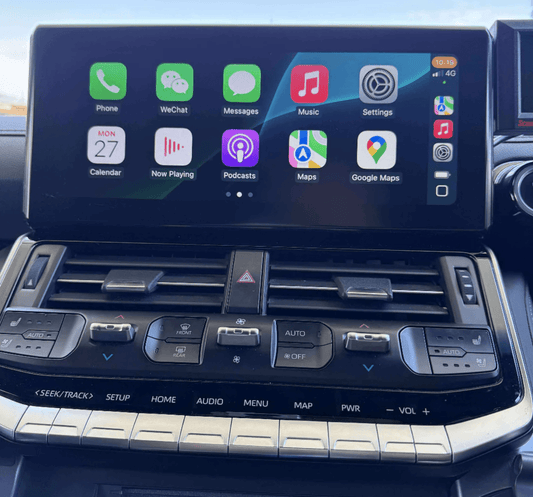 Toyota Land Cruiser 300 (2021 - 2024) Full Screen Wireless & Wired Apple CarPlay & Android Auto Integration