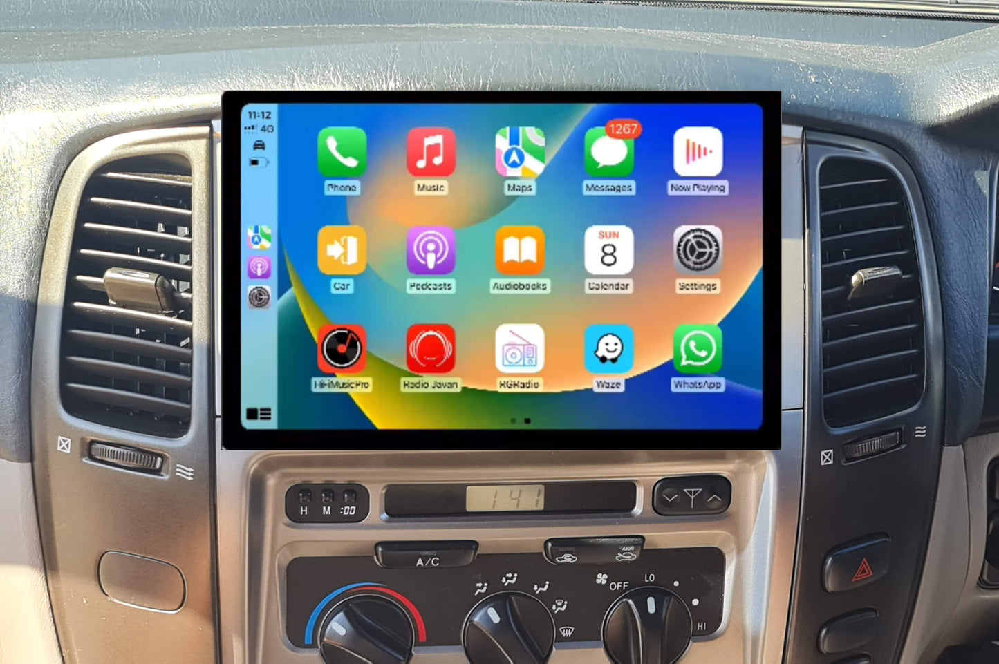 Toyota Landcruiser 1999-2006 100 Series LC100 13.3" GPS Wireless Apple CarPlay Android Auto Stereo Radio