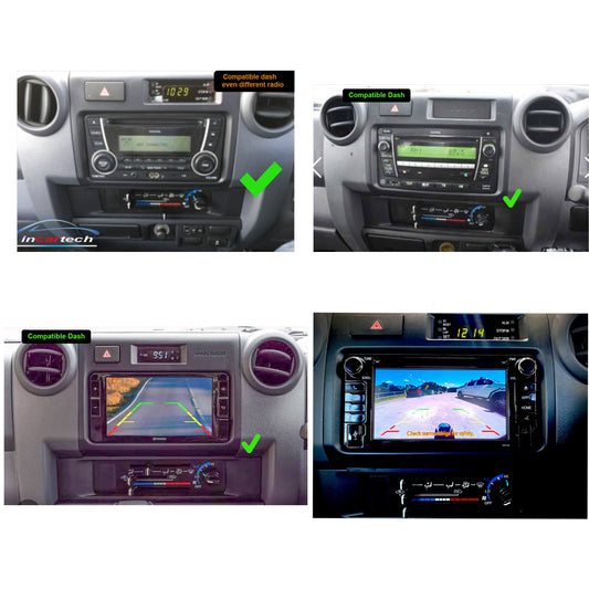 Toyota Landcruiser LC 70 76 78 79 Series 11.8" GPS Infotainment System Wireless CarPlay Android Auto
