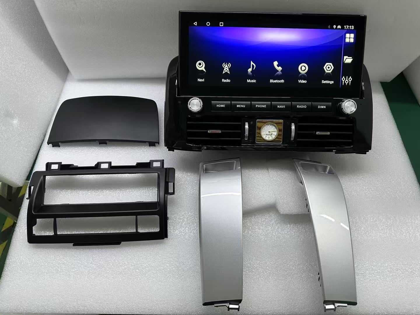 Toyota Prado 120 Series 03-09 12.3" Horizontal Screen Wireless Apple CarPlay Android Auto Stereo Tesla style