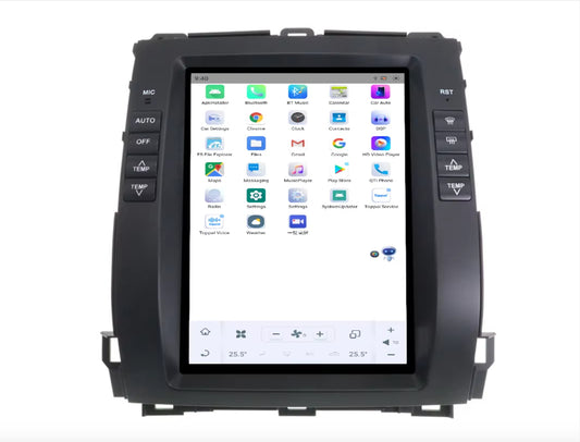 Toyota Prado 120 Series 2003-2009 10.4" Vertical Screen Wireless Apple CarPlay Android Auto Stereo Radio