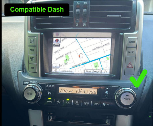 Toyota Prado 150 2009-2013 13.6" Touchscreen Wireless Apple CarPlay Android auto Stereo Toyota Prado 150 2009-2013 Altitude Kakadu Wireless Apple CarPlay Android auto Stereo