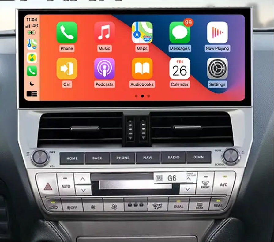 Toyota Prado 150 2014-2018 12.3" Wide screen GPS Wireless Apple CarPlay Android Auto Stereo
