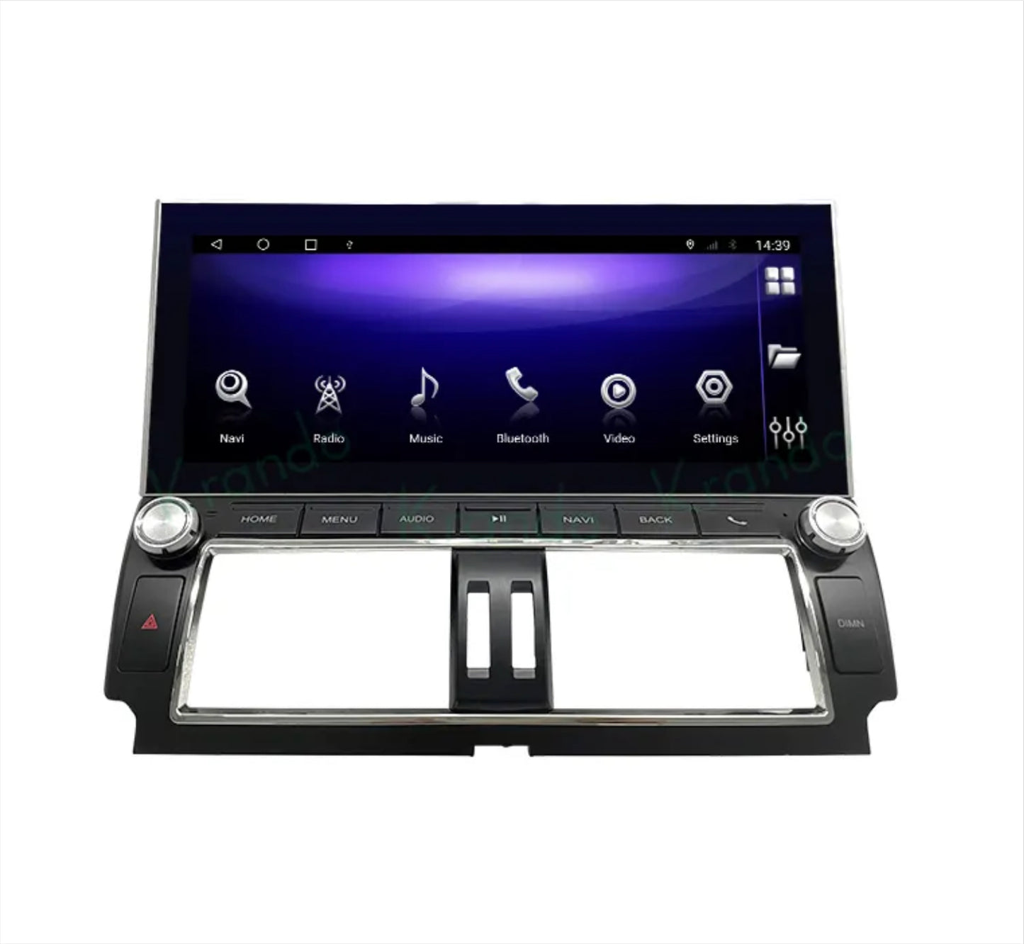 Toyota Prado 150 2014-2018 12.3" Wide screen GPS Wireless Apple CarPlay Android Auto Stereo