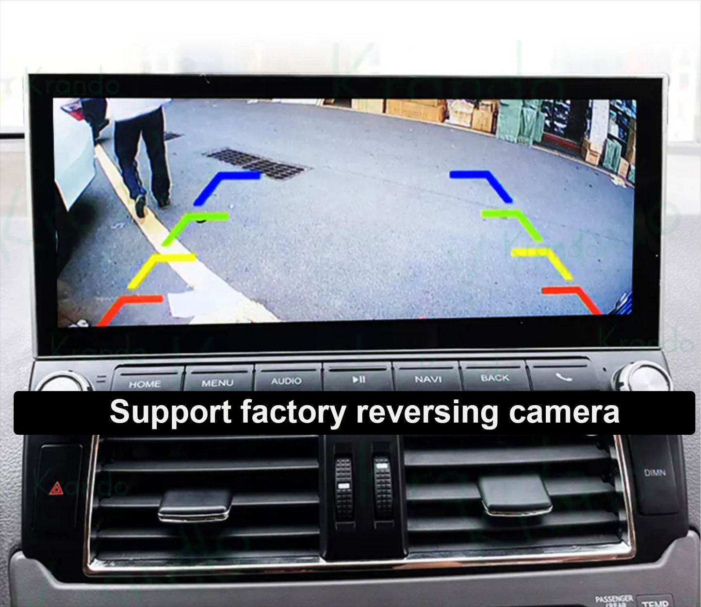 Toyota Prado 150 2014-2018 12.3" Wide screen GPS Wireless Apple CarPlay Android Auto Stereo