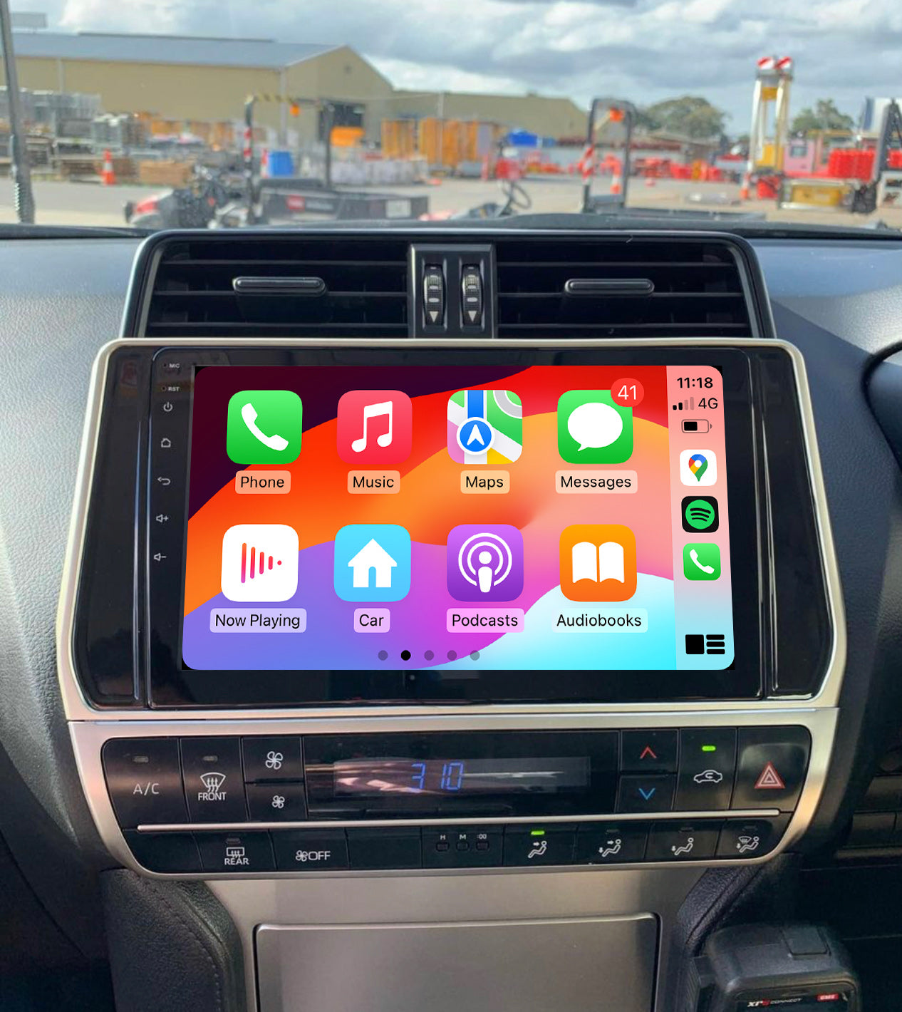 Toyota Prado VX,Kakadu 2017-2025 Wireless Apple CarPlay Stereo Android auto Upgrade Satnav