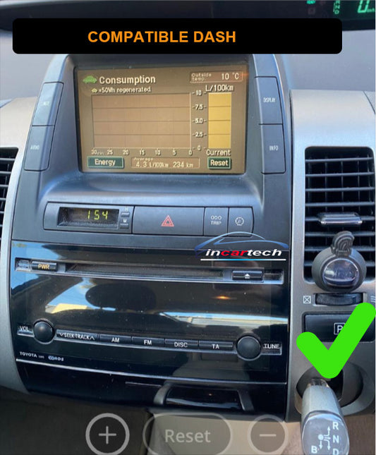 Toyota Prius 2004-2008 stereo facia suit both 10 inch android and 7 inch Double din 2 din fascia frame