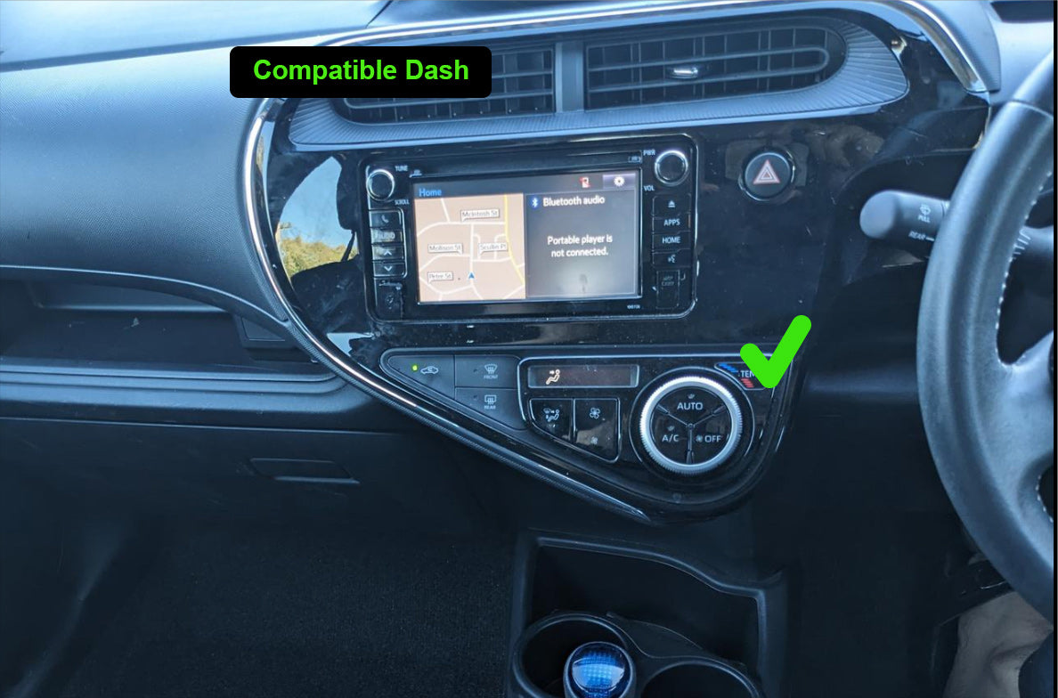 Toyota Prius C 2012-2019 stereo facia suit both 9 inch android and 7 inch Double din 2 din fascia frame