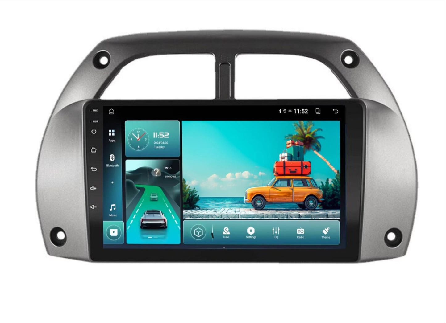 Toyota RAV4 2000-2005 9" GPS Wireless Apple CarPlay Android Auto Stereo Radio
