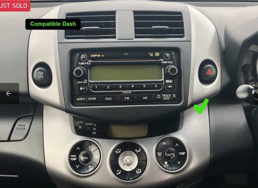 Toyota Rav4 2005-2011 stereo facia suit both 10 inch android and 7 inch Double din 2 din fascia frame Toyota Rav4 2005-2011 9" GPS Wireless Apple CaPlay Android Auto Stereo Radio