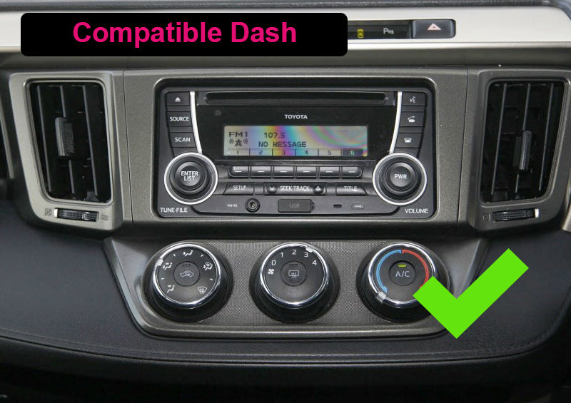 Toyota Rav4 2012-2018 stereo facia suit both 9 inch android and 7 inch Double din 2 din fascia frame
