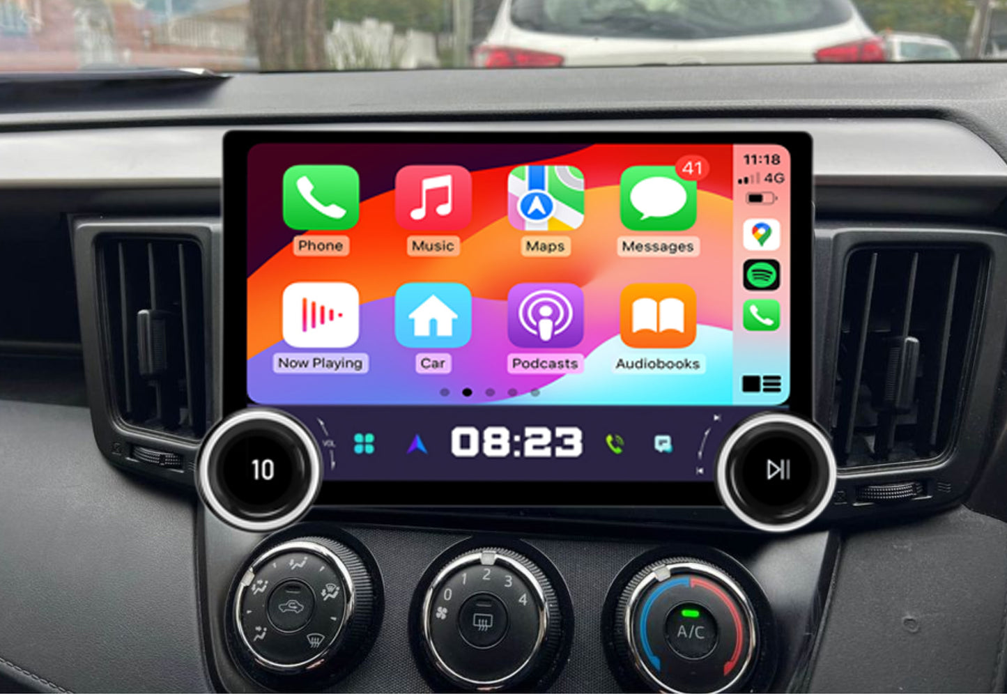 Toyota Rav4 2018-2023 GPS Bluetooth Wireless Apple CarPlay Android Auto Stereo Support JBL