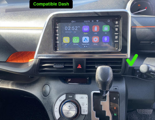 Toyota Sienta 2014-2020 GPS Bluetooth Wireless Apple CarPlay Android Auto Stereo Support JBL