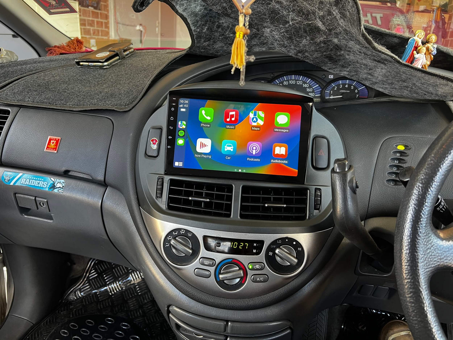 Toyota Tarago/Estima 2000-2006 stereo facia suit both 9 inch android and 7 inch Double din 2 din fascia frame