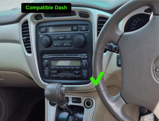 Toyota kluger 03-06 stereo facia 9 inch android Double din 2 din fascia frame surround,Toyota Kluger 2003-2008 10" GPS Bluetooth Apple CarPlay Android Auto Stereo